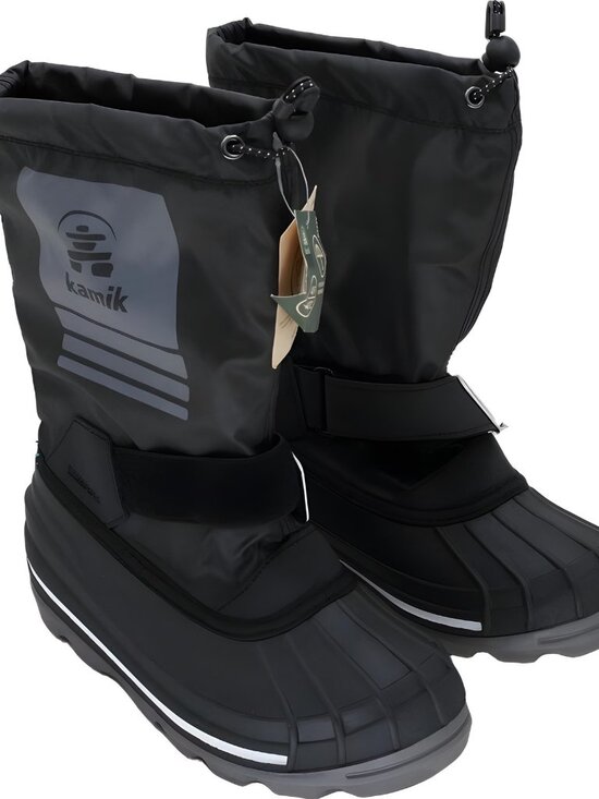 Kamik Sockwave Snow Boot Black Boys Size 5M Big Kid US EU 37 main image 4